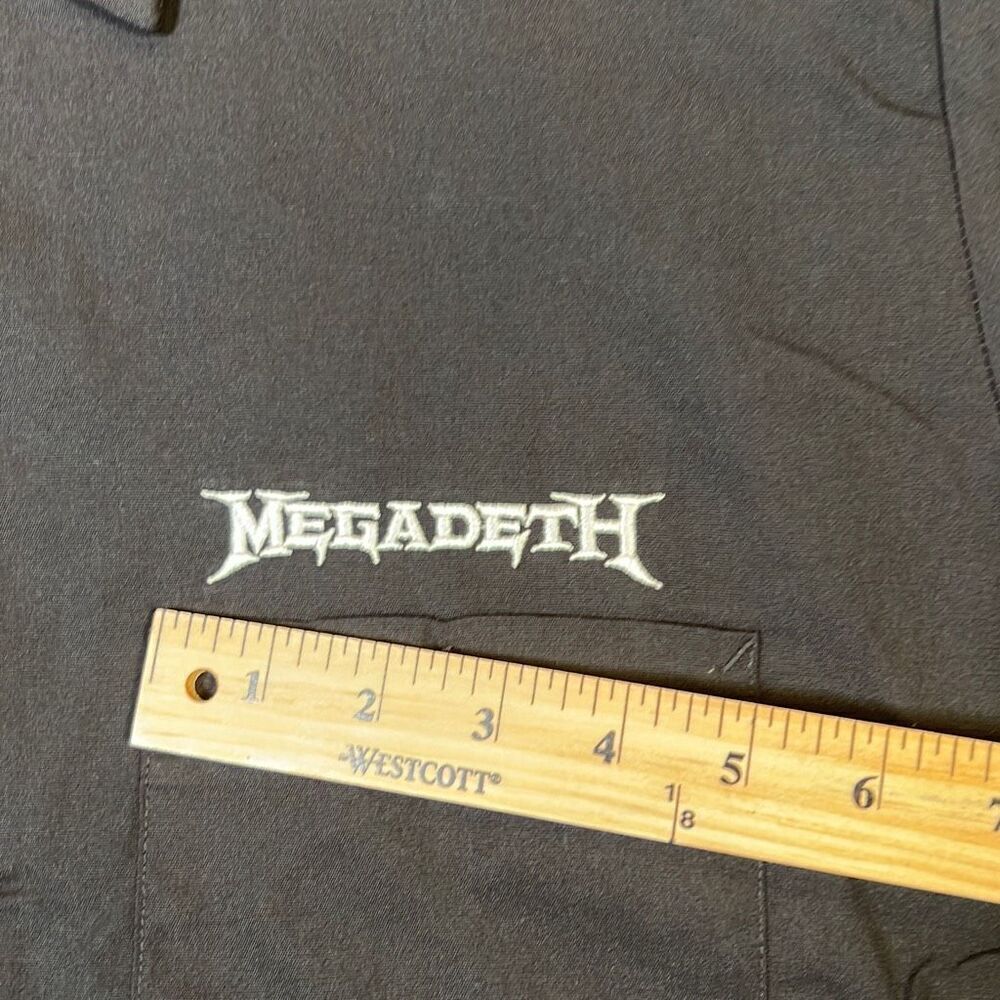 Megadeth vintage Dickies collab Button down concert release shirt NWT Men Large - Picture 4 of 9